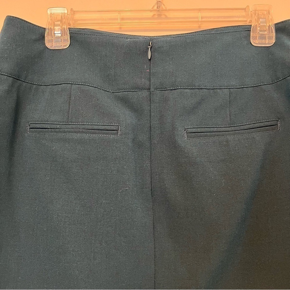 Worthington Teal Blue Pencil Skirt Lined Back Vent Career Size 12 - Picture 11 of 13
